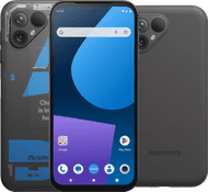 Fairphone 5 256GB Transparant 5G + Fairphone Protective Back Cover Zwart