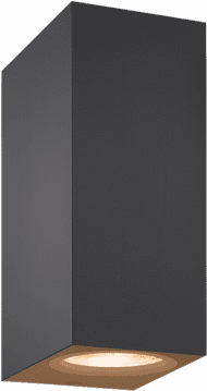 WiZ Up and Down Wandlamp - Wit en Gekleurd Licht - zwart