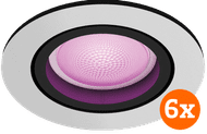 Philips Hue Centura inbouwspot White and Color - rond - Aluminium - 6-pack
