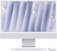 Apple iMac 24 inch M4 (10 core CPU/10 core GPU) 16GB/256GB with Nano-texture Display Silver AZERTY