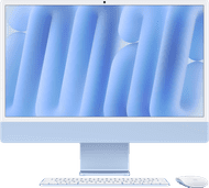 Apple iMac 24 Pouces M4 (CPU 10 Cœurs/GPU 10 Cœurs) 16 Go/512 Go Bleu AZERTY