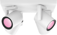 Philips Hue Argenta Spot Monté en Surface White and Color - Blanc - 4 Spots