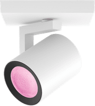 Philips Hue Argenta Spot Monté en Surface White and Color - Blanc - 1 Spot