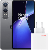 OnePlus Nord CE 4 Lite 256GB Grijs 5G + OnePlus Oplader 80W met 2 Poorten + Usb C kabel