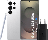 Samsung Galaxy S25 Ultra 512GB Wit 5G + Samsung Oplader 25 Watt Zwart