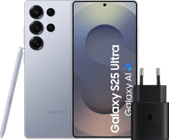 Samsung Galaxy S25 Ultra 512GB Zilver 5G + Samsung Oplader 25 Watt Zwart