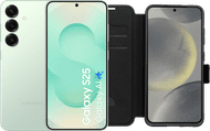 Samsung Galaxy S25 512GB Mint 5G + BlueBuilt Book Case Zwart