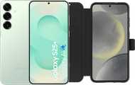 Samsung Galaxy S25 Plus 512GB Mint 5G + BlueBuilt Book Case Zwart