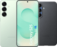Samsung Galaxy S25 128GB Mint 5G + Samsung Kindsuit Back Cover Zwart