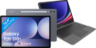 Samsung Galaxy Tab S10 Plus 12,4 inch 512GB Wifi Grijs + BlueBuilt Toetsenbord Hoes QWERTY