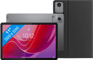 Lenovo Tab M11 11 inches 128GB WiFi Gray + BlueBuilt Book Case Black