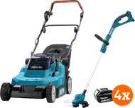 Makita DLM382PT2 incl. 5,0 Ah Accu (2x) + Makita DUR193Z + 5,0 Ah 18V Accu (2x)