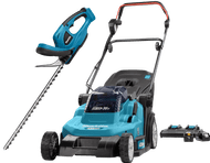 Makita DLM432PT incl. 5,0 Ah Accu (2x) + Makita DUH523Z
