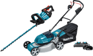 Makita DLM463PT incl. 5,0 Ah Accu (2x) + Makita DUH602Z (zonder accu)