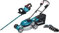 Makita DLM463PT incl. 5,0 Ah Accu (2x) + Makita DUH602Z+ 5,0 Ah 18V Accu (2x)