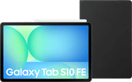 Samsung Galaxy Tab S10 FE 10,9 inch 256GB Wifi en 5G Grijs + BlueBuilt Book Case Zwart