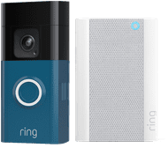Ring Battery Video Doorbell Plus Blue + Chime Pro