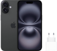 Apple iPhone 16 Plus 256GB Zwart + Apple Snellader