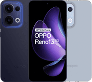 OPPO Reno13 256GB Blauw 5G + Just in Case Back Cover Transparant