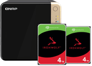 QNAP TS-464-8G + Seagate IronWolf 8TB (2x 4TB)