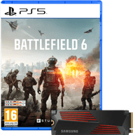 Battlefield 6 PS5 + Samsung 990 Pro 4TB Heatsink NVMe SSD