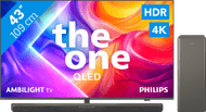 Philips Ambilight 43'' PUS9000 QLED 4K (2025) + Philips TAB8200
