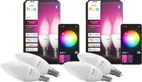 Philips Hue Kaarslamp White and Color E14 4-Pack