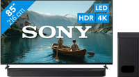Sony Bravia 3 II Led 85" (2026) + Sony Bravia Theatre Bar 6 Zwart