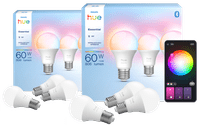 Philips Hue Essential A60 White and Color E27 6-Pack