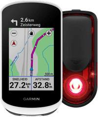 Garmin Edge Explorer 2 + Garmin Varia RearVue 820 Radar Achterlicht