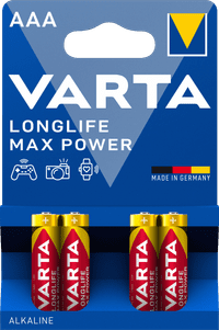 Varta Longlife Max Power AAA Blister 4 stuks