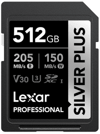 Lexar Professional SDXC Silver Plus 512GB 150MB/s