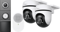 TP-Link Tapo C500 Duo Pack + D235 Smart Battery & Wired Doorbell