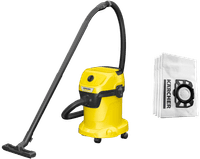 Karcher WD 3 V-17/4/20 + Karcher Stofzuigerzak voor WD 2 Plus / WD 3 (4x)