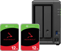 Synology DS725+ + Seagate Ironwolf 12TB Duo Pack