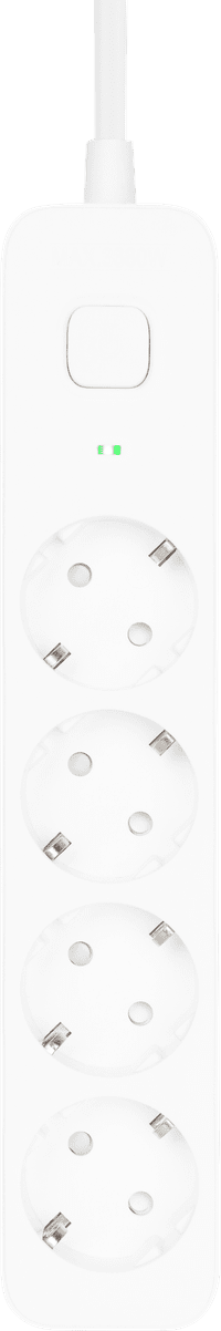 BlueBuilt Stekkerdoos 4-voudig 3 meter Wit