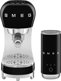 SMEG ECF12BLEU Black + Milk Frother