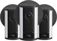 Ring Spotlight Camera Pro 2e Generatie Stekker Zwart 3-Pack