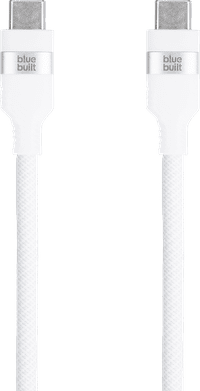 BlueBuilt Usb C Kabel 240W 2m Nylon Wit