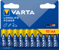 Varta Longlife Power AA Pack 10 stuks