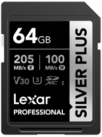 Lexar Professional SDXC Silver Plus 64GB 100MB/s