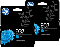 HP 937 Cartridge Cyan (2 units)