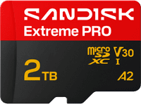 SANDISK Extreme PRO microSDXC 2TB 150MB/s