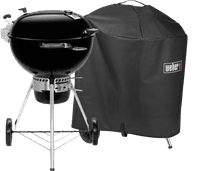 Weber Master-Touch Premium E-5770 Zwart + Weber Premium Hoes 57 centimeter