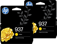 HP 937 Cartridge Yellow (2 units)