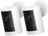 Ring Outdoor Camera Batterij 2e Generatie Wit Duo Pack