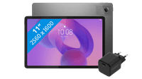 Lenovo Idea Tab 11 inch 256GB Wifi Grijs met Stylus + BlueBuilt Oplader