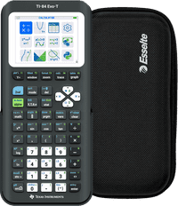 Texas Instruments TI-84 Evo-T Graphing Calculator + Calculator Case Black Bundle