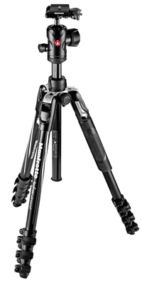 Manfrotto Advanced Aluminum Travel Tripod Lever + Kugelkopf