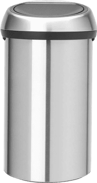 Brabantia Touch Bin 60 Liter Rvs Fingerprint Proof